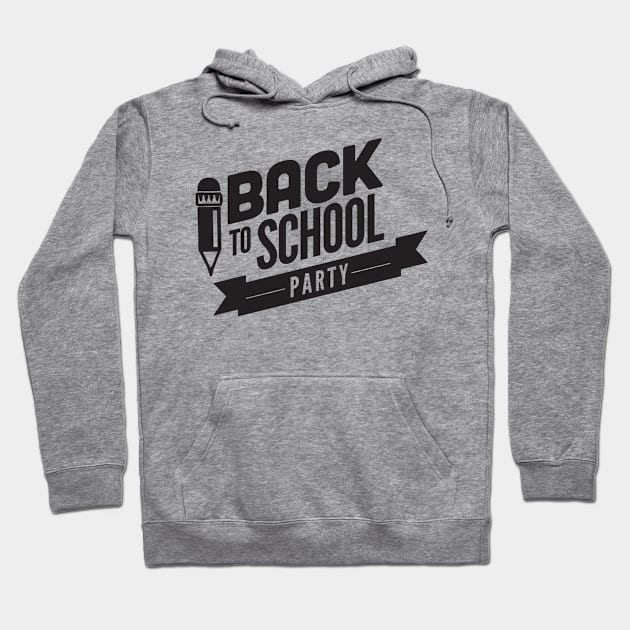 Back to School Party Funny Student Teacher Kids Hoodie by ThreadSupreme